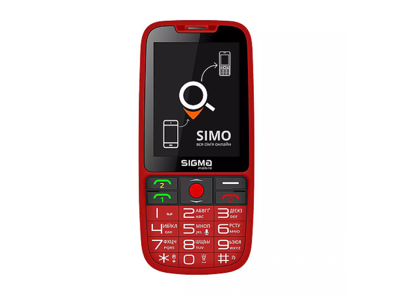 მობილური ტელეფონი Sigma Comfort 50 MEIPL Elegance 3 Red